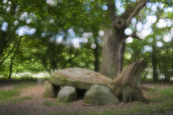 Large stone grave