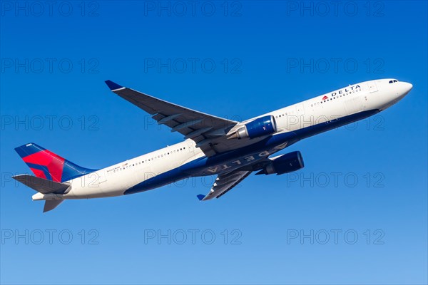 A Delta Air Lines Airbus A330-300 with registration N825NW at Frankfurt Airport