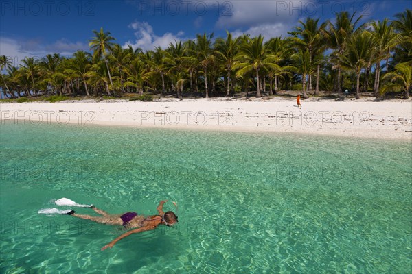 Snorkeling off Fadol Island