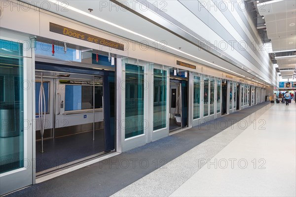 MIA People Mover stop at Miami Airport