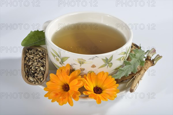 Cholesterol regulating tea