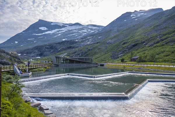 Trollstigen Kafe and Stigfossen River