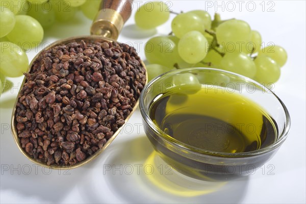Grape seeds and grape seed oil