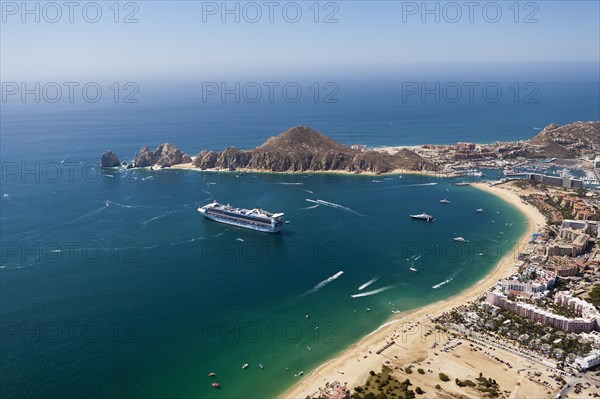 Cruise ship off Cabo San Lucas