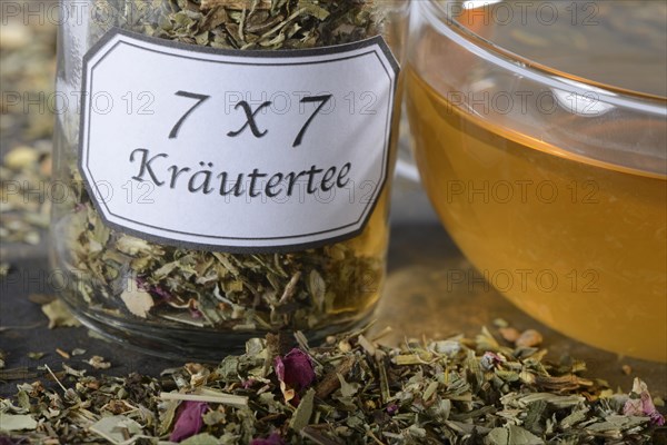 Cup 7 x 7 herbal tea