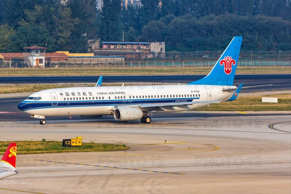 A China Southern Airlines Boeing 737-800 aircraft with registration number B-5769 at Beijing Airport