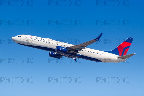 A Boeing 737-900ER aircraft of Delta Air Lines with registration number N908DN at New York John F Kennedy