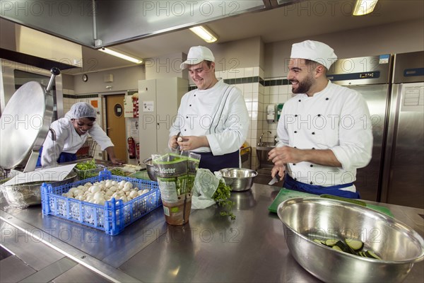 Canteen kitchen in a vocational college