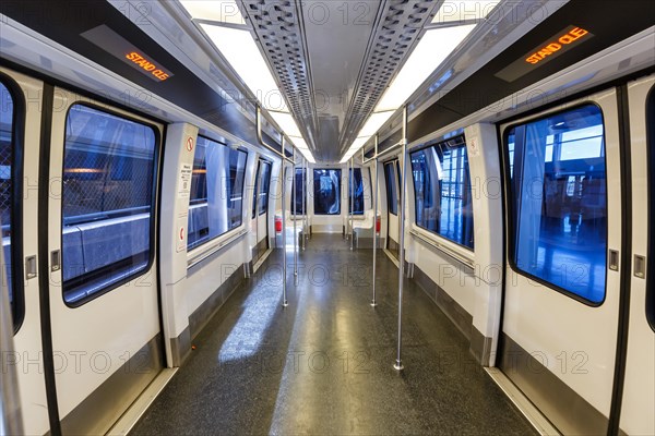 Sky Train Airport Shuttle Train Rail at Phoenix Airport