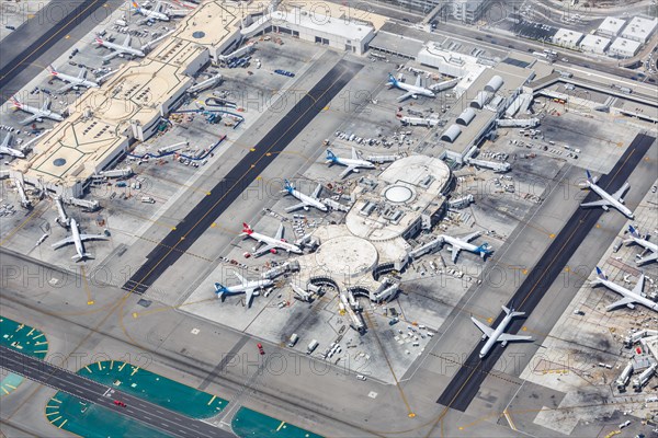 Overview Terminals of Los Angeles International Airport
