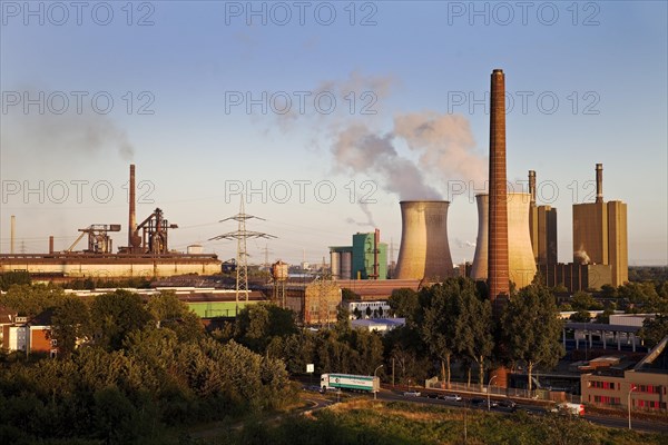 Huettenwerke Krupp Mannesmann at sunrise