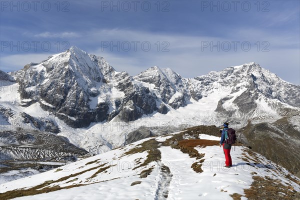 Ortler group with Koenigspitze