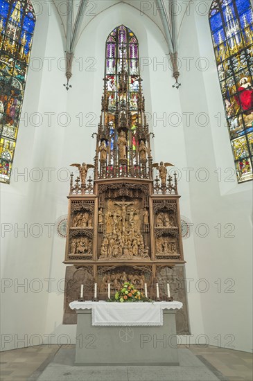 Carved main altar
