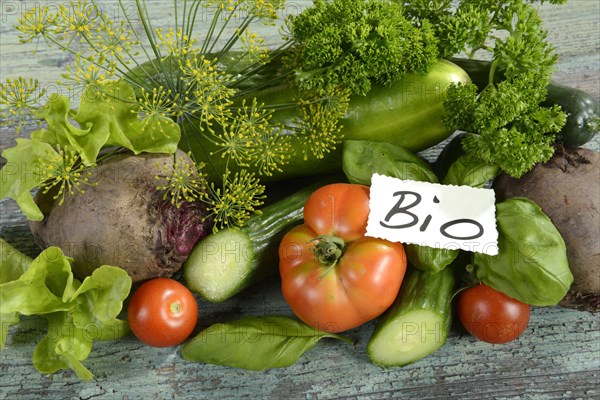 Various organic vegetables