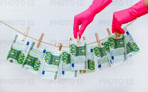 Symbol photo money laundering