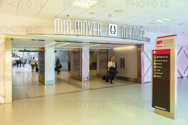 MIA People Mover stop at Miami Airport