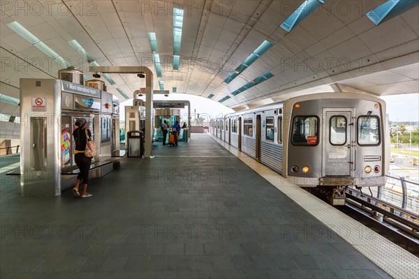 Metrorail Metro Train Station Station at Miami Airport