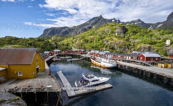 Harbour with fishing boat