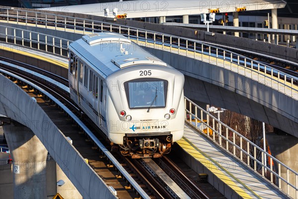 Airtrain train at New York John F Kennedy