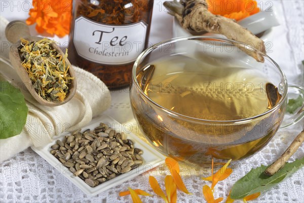 Cholesterol regulating tea