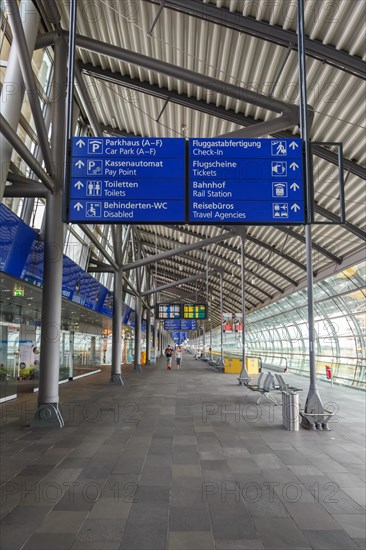 Terminal of Leipzig/Halle Airport