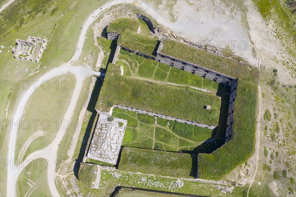 Aerial view Fort Central at an altitude of 1926 meters