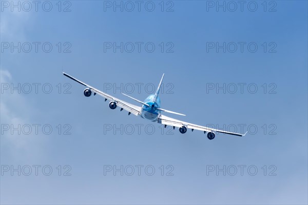 A KLM Asia Boeing 747-400 with the registration PH-BFY at Sint Maarten airport