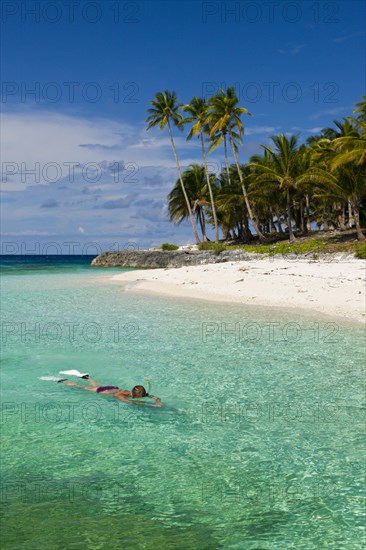 Snorkeling off Fadol Island