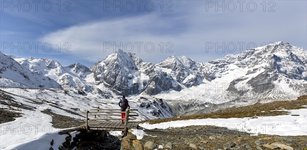 Ortler group with Koenigspitze