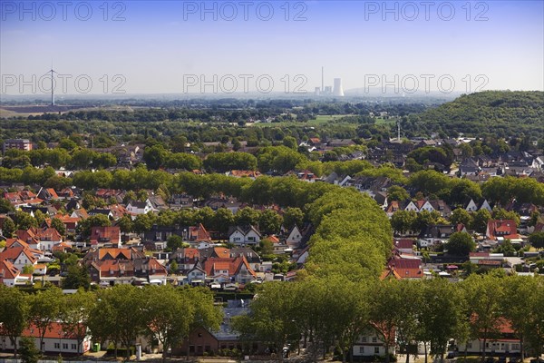 City view from the winding tower of the former Friedrich Heinrich 1/2 colliery