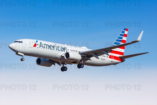 A Boeing 737-800 aircraft of American Airlines with registration number N306PB at New York John F Kennedy