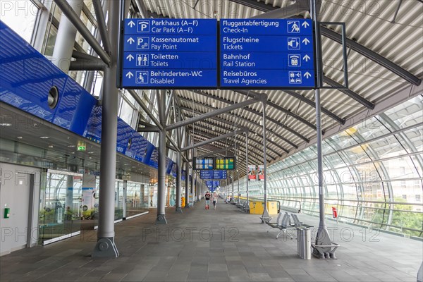 Terminal of Leipzig/Halle Airport