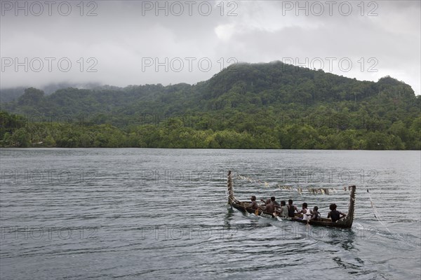 Telina Island locals greet visitors