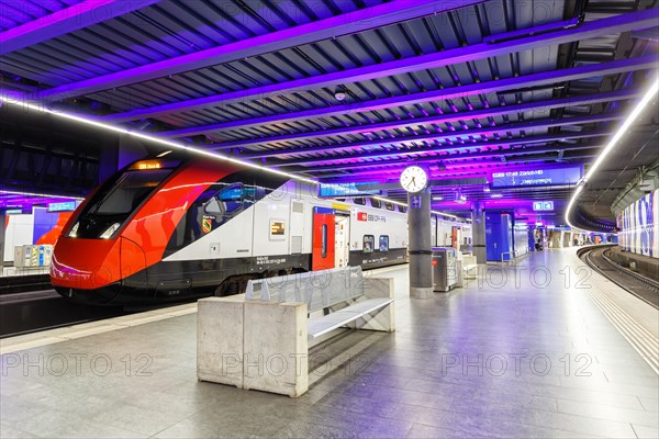 Bombardier SBB Twindexx Vario InterRegio train at Zurich Airport