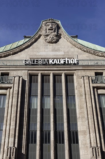 Historic department store facade