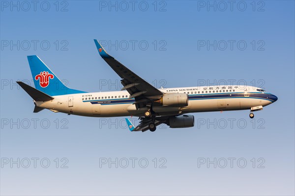 A China Southern Airlines Boeing 737-800 aircraft with registration number B-5769 at Beijing Airport