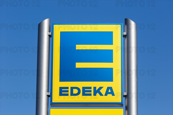 Edeka logo symbol sign supermarket food store shop