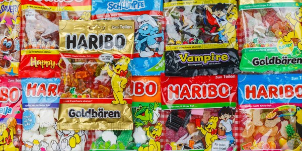 Haribo gummy bears gummy bears different varieties wallpaper