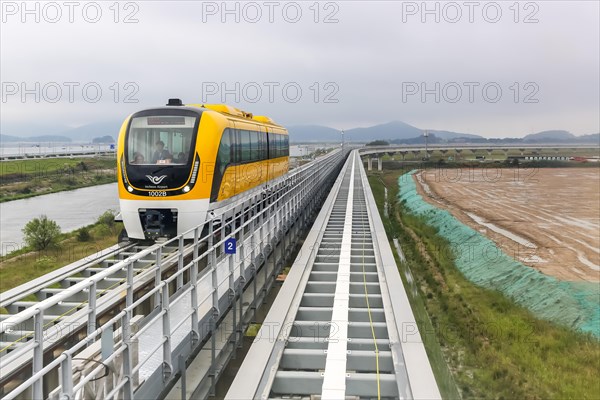 A Maglev train at Seoul Incheon Airport