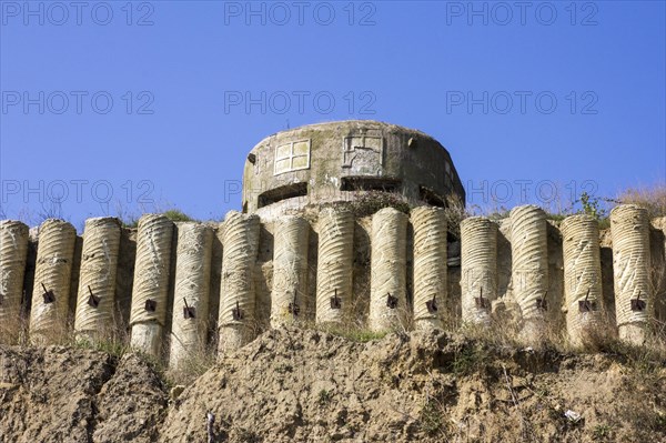 Military bunker on the beach of Obzor
