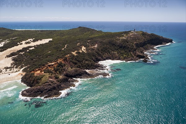 Aerial view Moreton Island