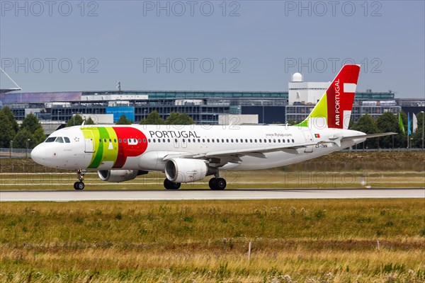 A TAP Air Portugal Airbus A320 with registration CS-TNN at Munich Airport