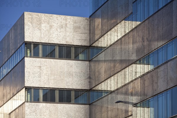 Facade of the Folkwang University on the grounds of the Zollverein Coal Mine World Heritage Site