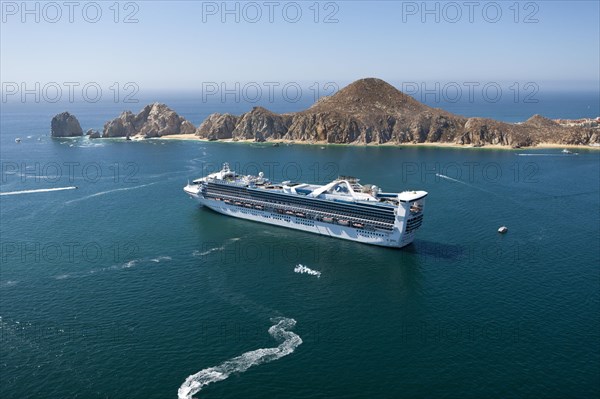 Cruise ship off Cabo San Lucas