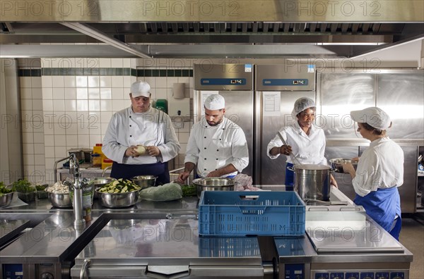 Canteen kitchen in a vocational college