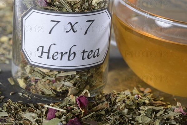 Cup 7 x 7 herbal tea