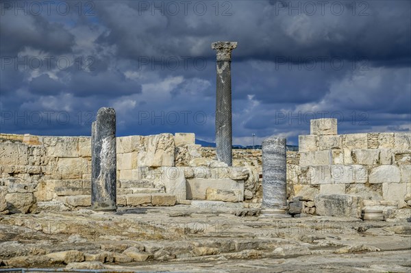 Roman forum with nymphaeum