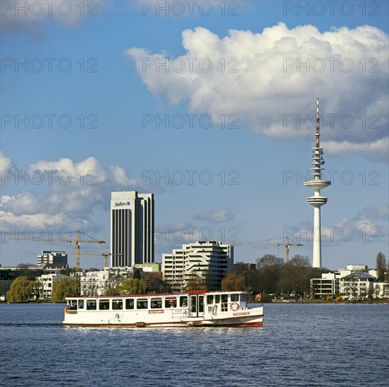 Tourboat on Lake Alster