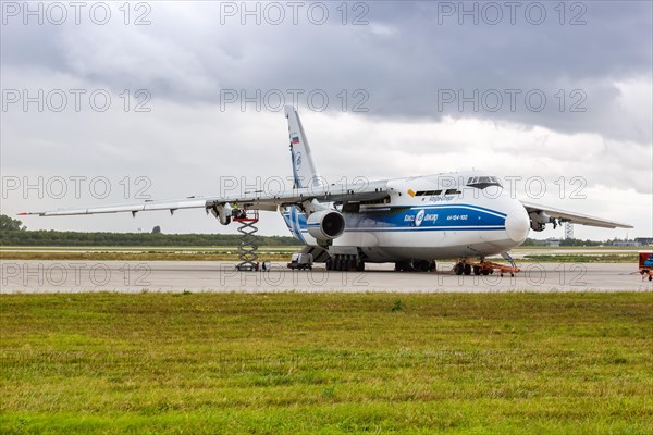 A Volga-Dnepr Antonov An-124-100 with registration RA-82078 at Leipzig/Halle Airport