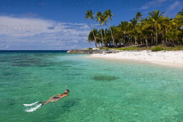 Snorkeling off Fadol Island